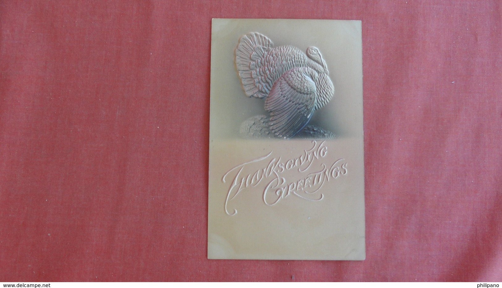 Embossed   Turkey Thanksgiving---- Ref 2526 - Thanksgiving