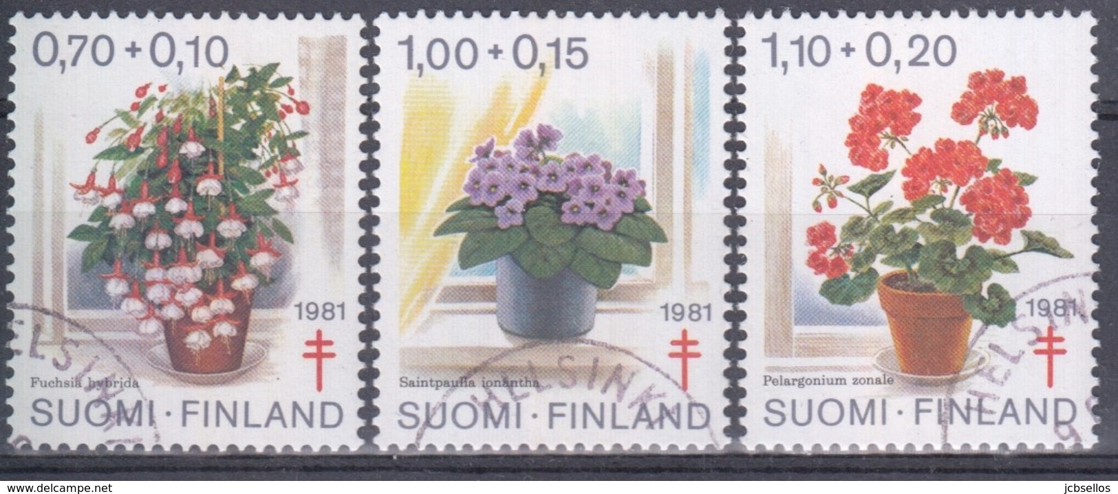 FINLANDIA 1981 Nº 849/51 USADO - Usados