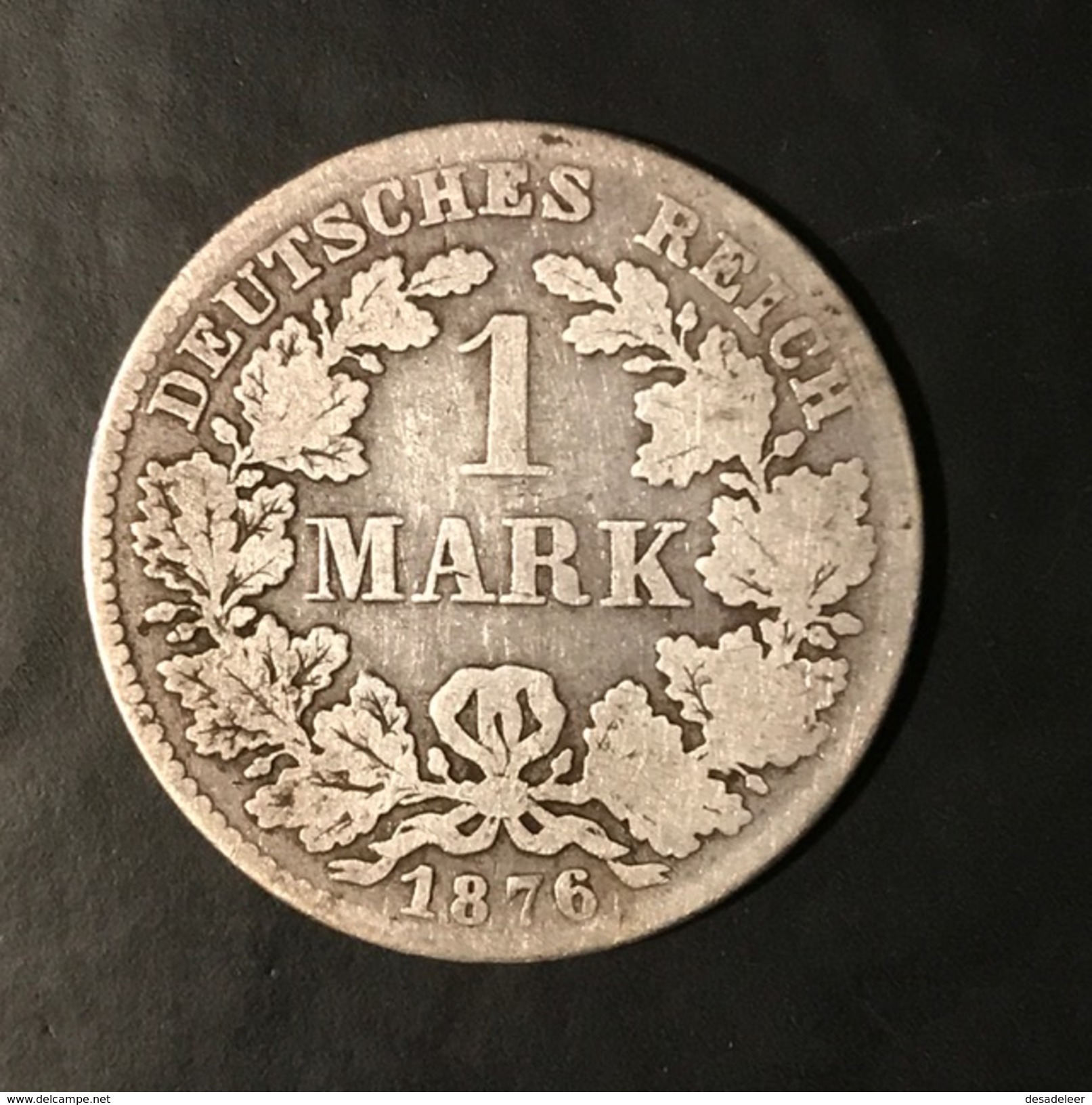 German Empire 1 Mark 1876 (D) - 1 Mark