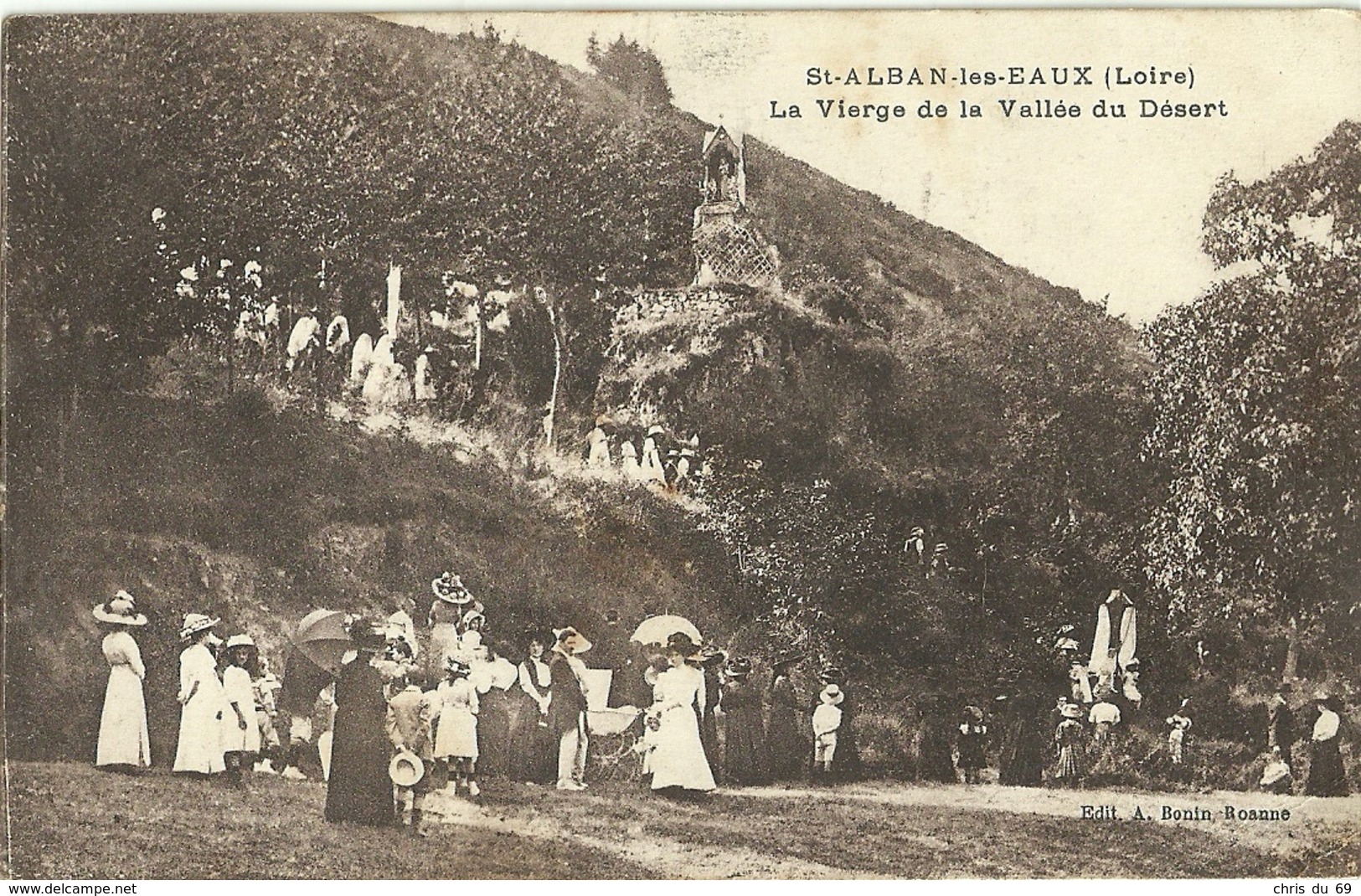 Saint Alban Les Eaux La Vierge De La Vallee Du Desert - Autres & Non Classés