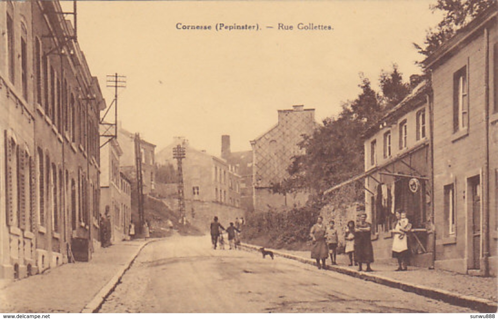 Cornesse (Pepinster) - Rue Gollettes (belle Animation, Commerce) - Pepinster