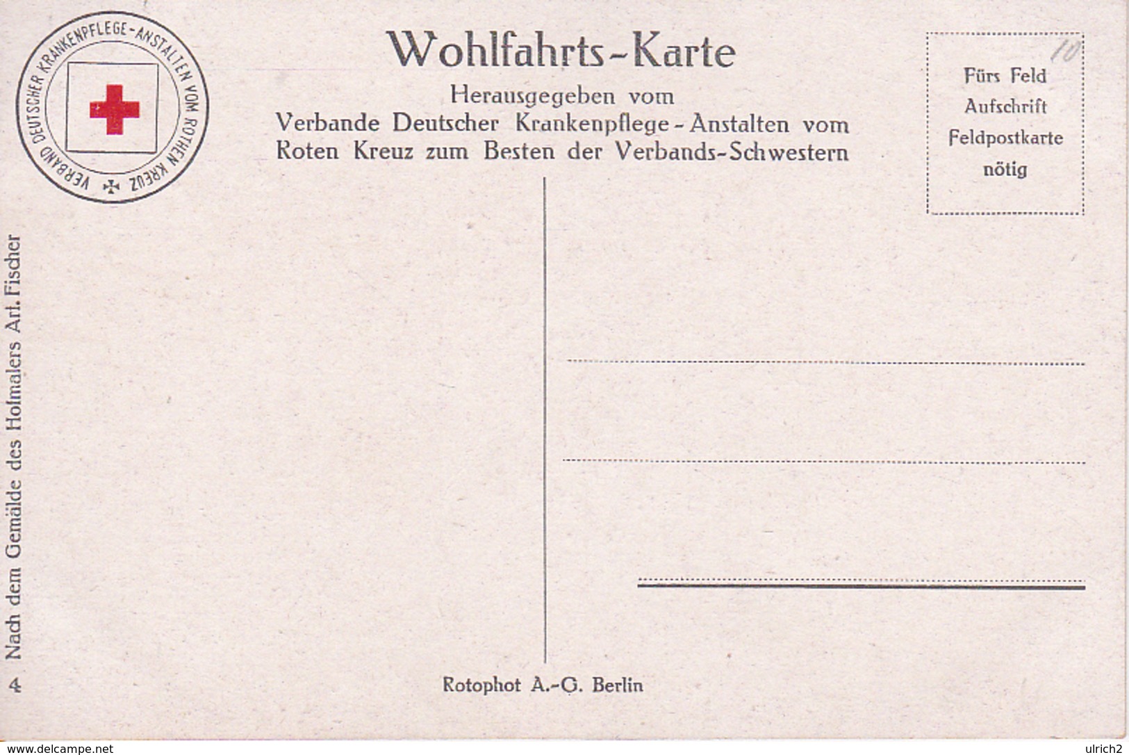 AK Kaiserin Auguste Viktoria - Art. Fischer - Wohlfahrtskarte (27979) - Case Reali