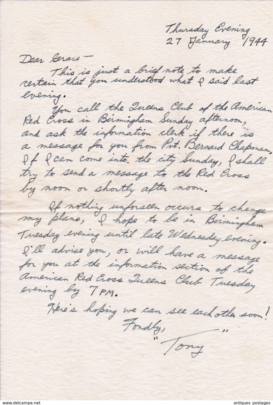 Lettre 1944 Seconde Guerre Mondiale US Army Postal Censure Army Examiner Casual Detachment - Briefe U. Dokumente