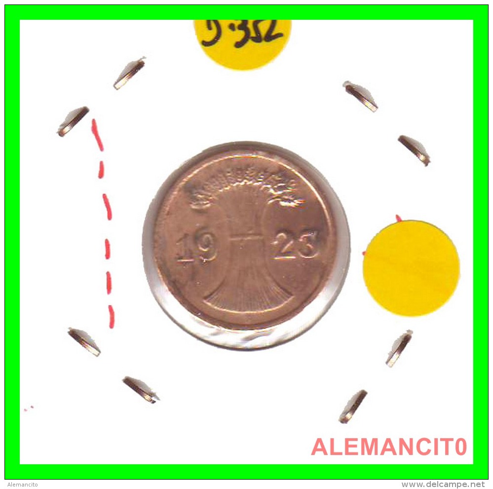 GERMANY - MONEDA DE 2- RENTENPFENNIG AÑO 1923 F Bronze - 2 Renten- & 2 Reichspfennig