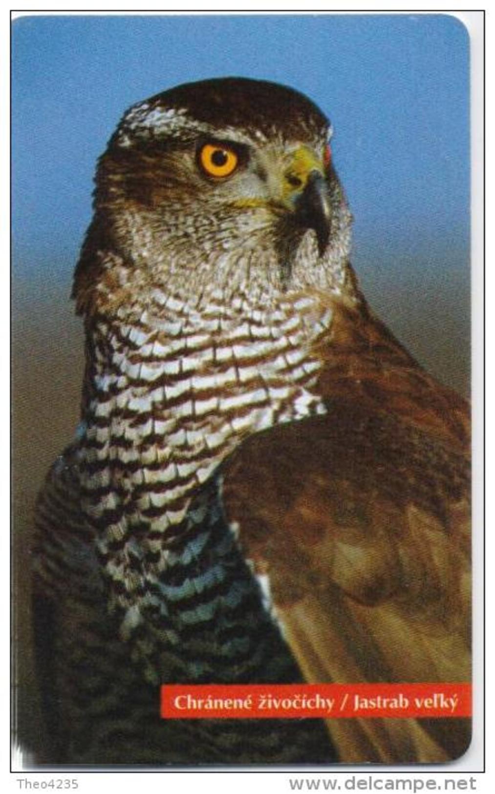 SLOVAKIA PHONECARDS BIRD-50000cps -33/96-USED(2) - Aigles & Rapaces Diurnes