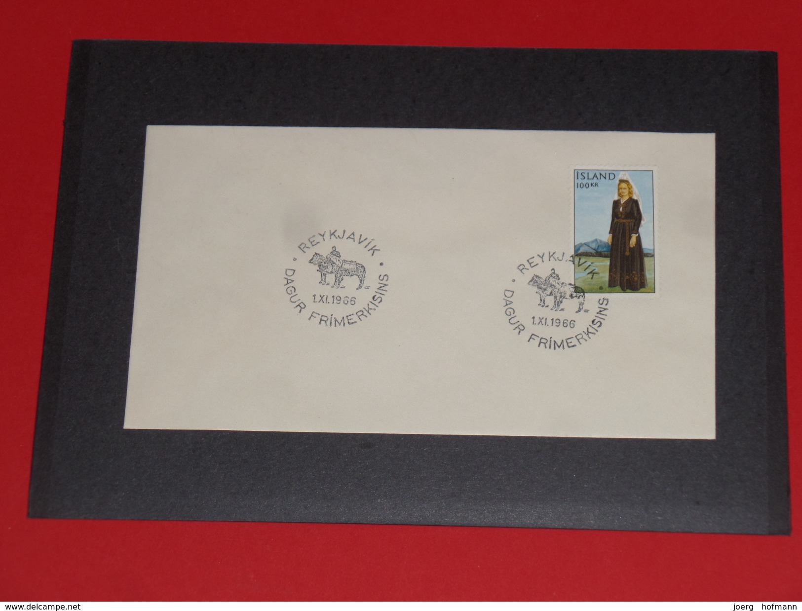 Island Iceland FDC Tracht Trachten 1966 Reykjavik - Covers & Documents