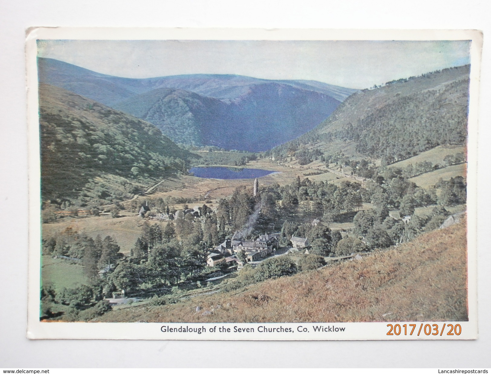 Postcard Glendalough Of The Seven Churches Co Wicklow Ireland By Penman Cards My Ref B2688 - Wicklow