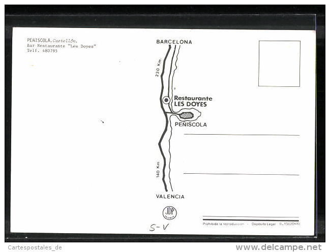 Postal Peniscola, Bar-Ristorante "Les Doyes" - Sonstige & Ohne Zuordnung