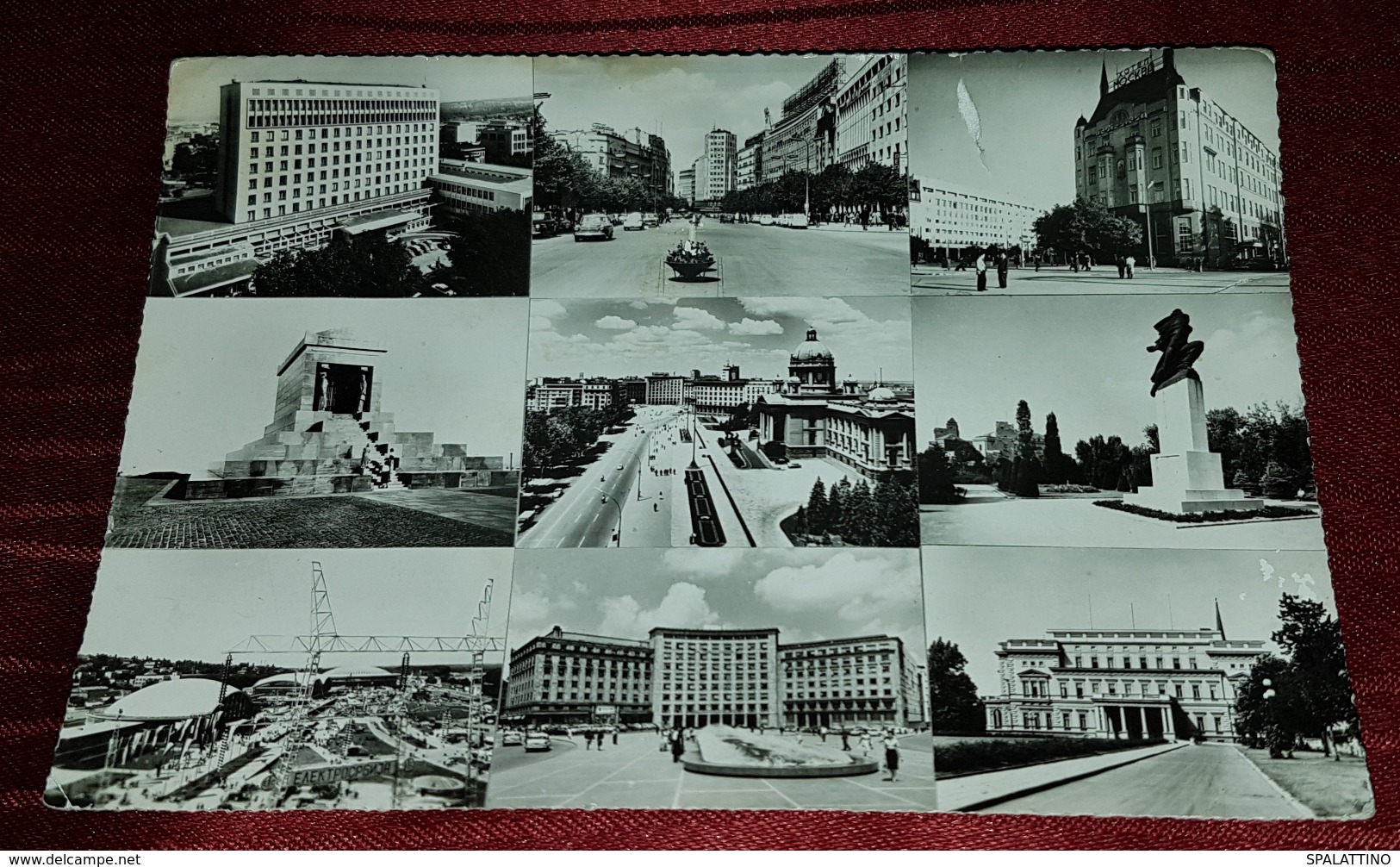 BEOGRAD SRBIJA, BELGRAD SERBIEN, ORIGINAL OLD COLLAGE POSTCARD - Serbia