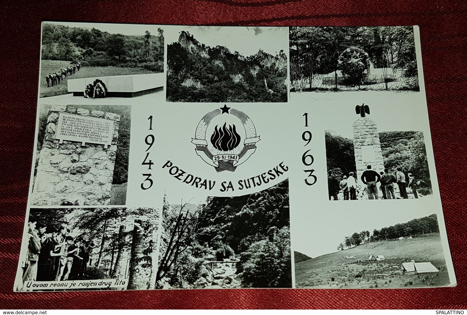 SUTJESKA, NATIONAL PARK, TJENTI&Scaron;TE, ZELENGORA- ORIGINAL OLD POSTCARD - Yougoslavie