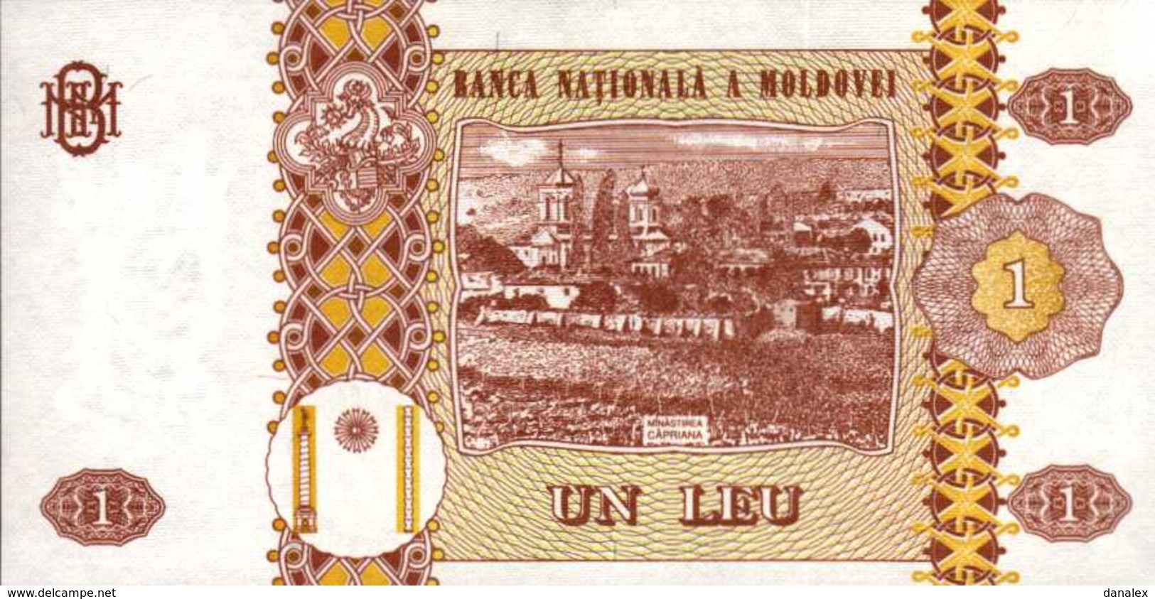 MOLDAVIE 1 LEU De 1999   Pick 8c  UNC/NEUF - Moldova