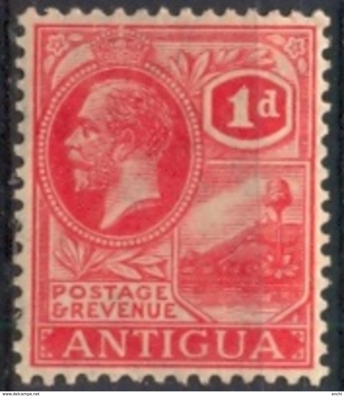 Antigua 1921. YT 42 - 1858-1960 Crown Colony