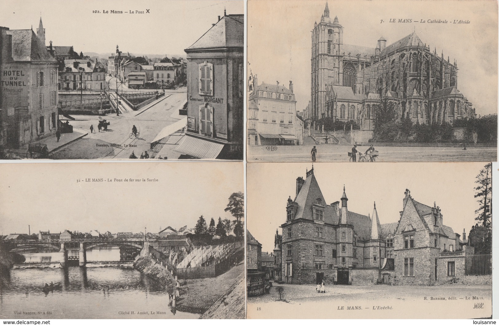 17 / 3 /  337    LOT  DE  20  CPA  DU  MANS  ( 72 ) - Toutes Scanées - 5 - 99 Postcards