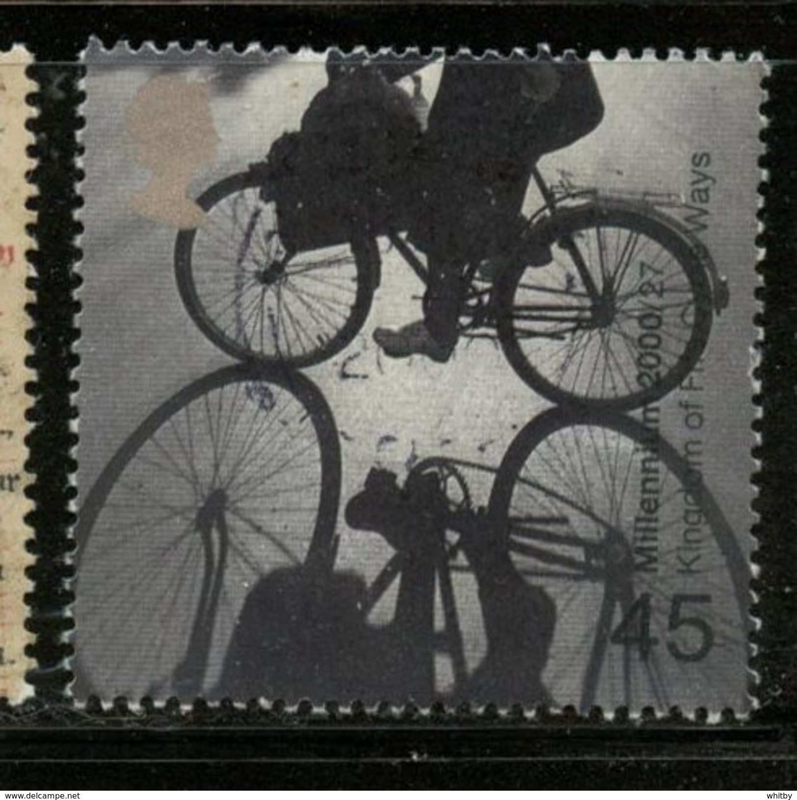 Great Britain 2000 45p Cycle Network Project Issue #1916 - Used Stamps