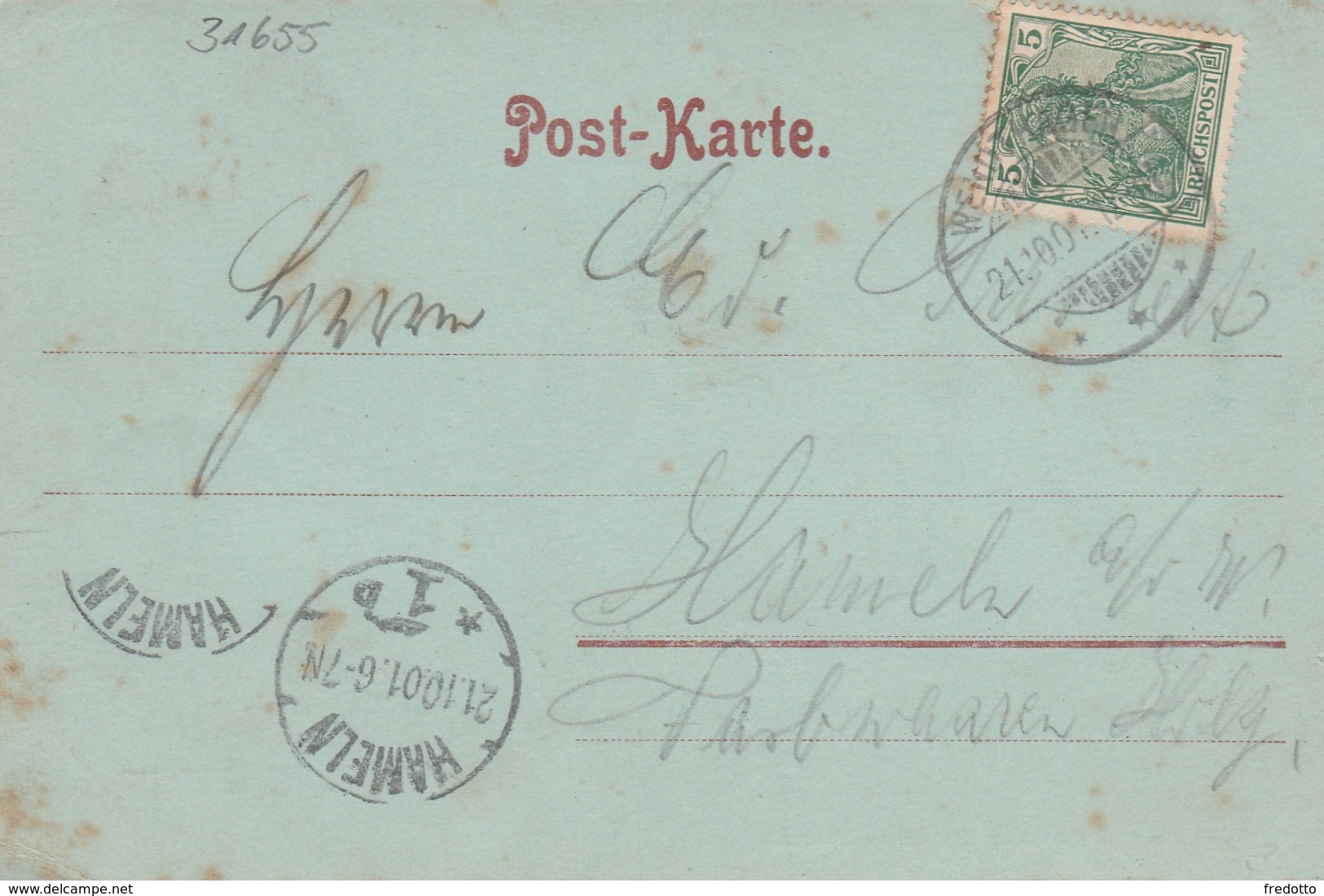 Gruss Aus Wendhagen Bei Stadthagen.Gastwirtschaft Von Fr.Stolte. Pferdefuhrwerk-Kutsche-1901. - Stadthagen