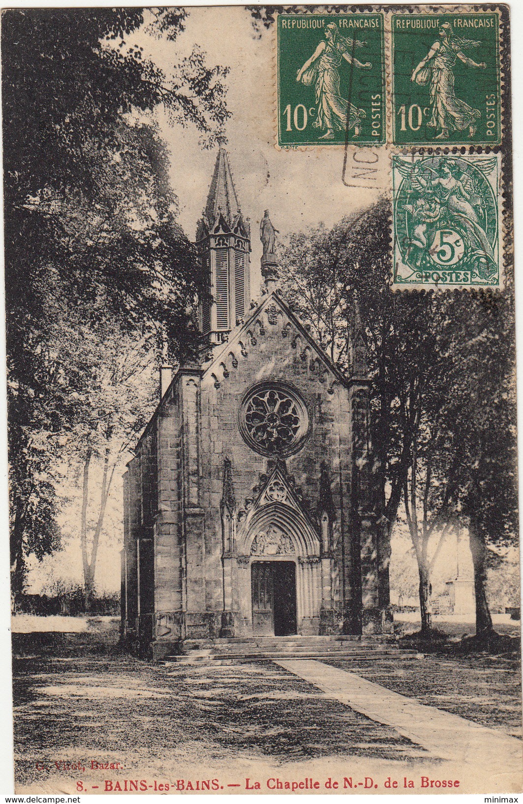Bains-les-Bains - La Chapelle De N.D. De La Brosse - 1926 - Bains Les Bains