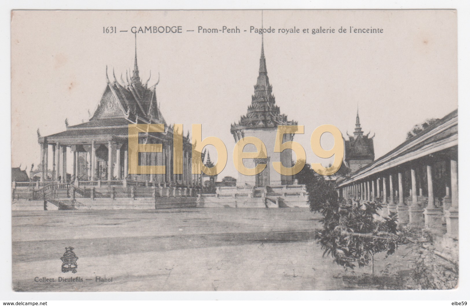Pnom-Penh (Cambodge) Pagode Royale Et Galerie De L'enceinte - Cambogia