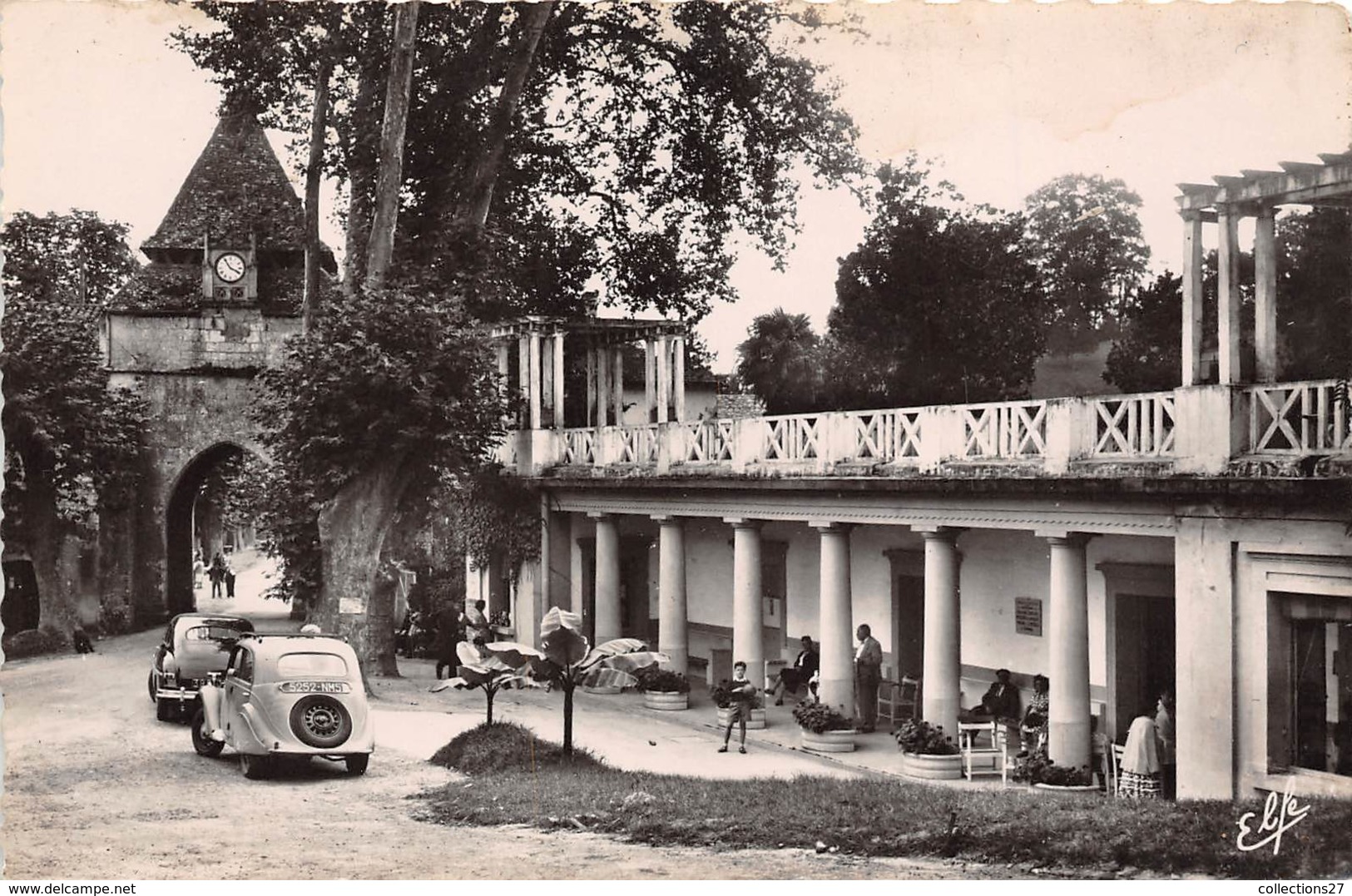 32-BARBOTAN--LES-THERMES- LES BAINS CLAIRS ET LA VIEILLE PORTE - Barbotan