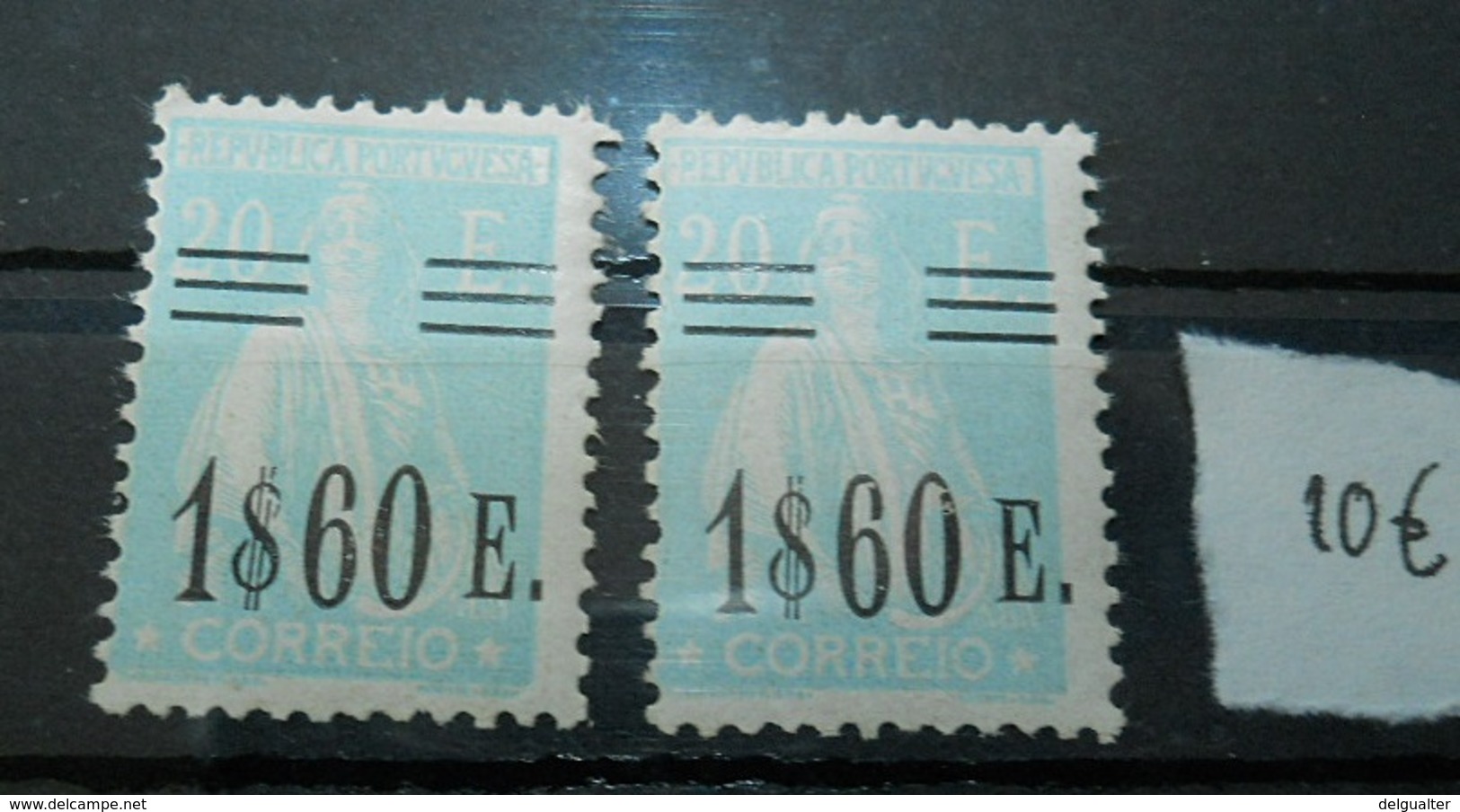 Portugal * 1$60 Sobre 20 Escudos * 2 Stamps * New With Gum - Nuovi