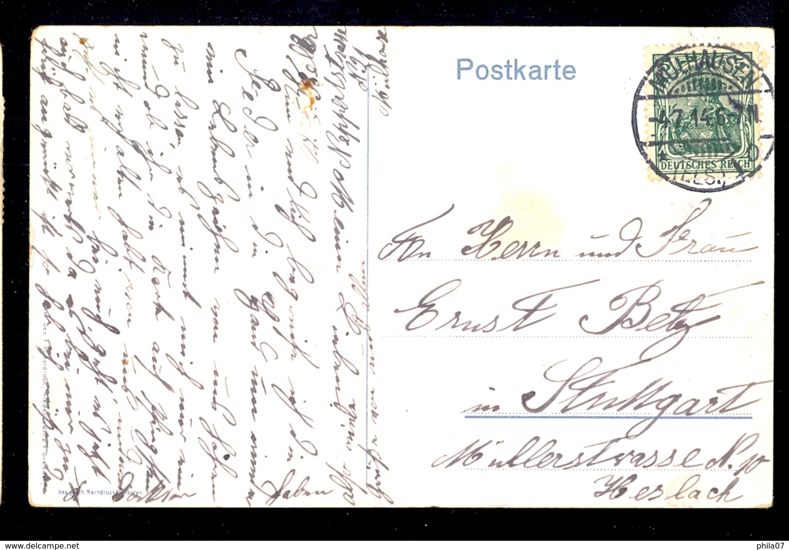 Nestle / Postcard Circulated, 2 Scans - Werbepostkarten