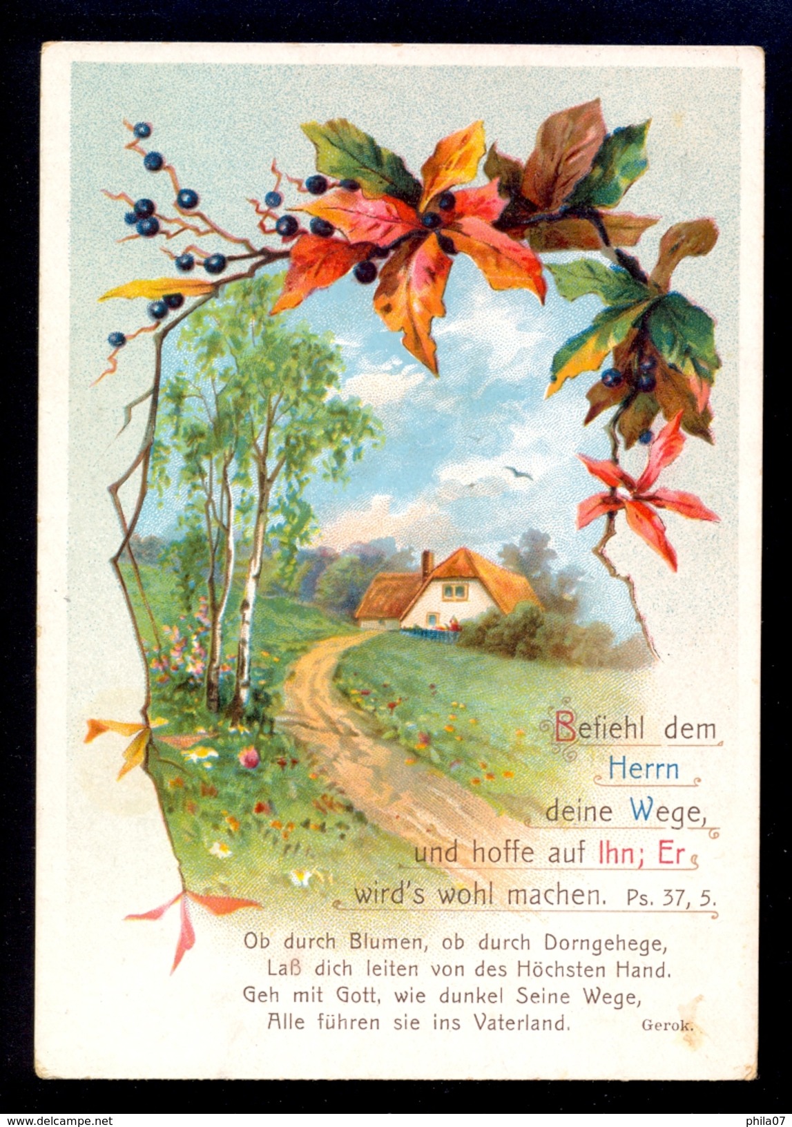 Landscape / Postcard Circulated, 2 Scans - Peintures & Tableaux