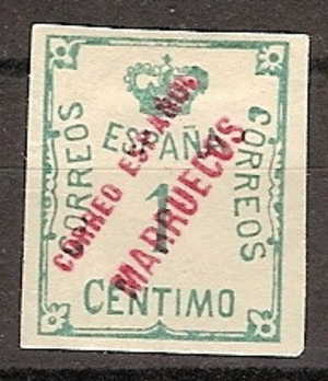 Tanger 013 * Cifra. 1919. Charnela - Marocco Spagnolo