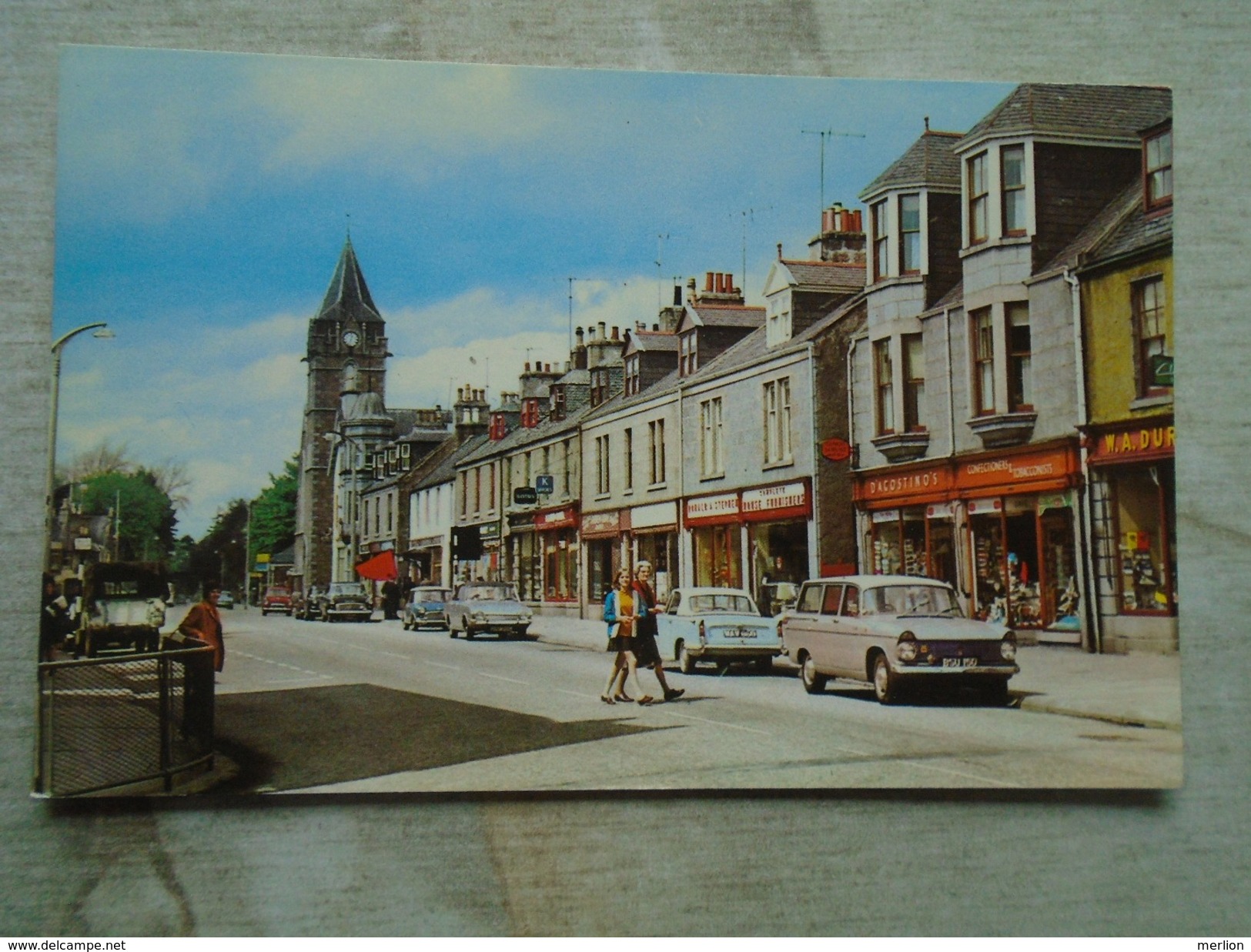 D147663 Scotland  High Street -  BANCHORY  -automobile Cars - Kincardineshire