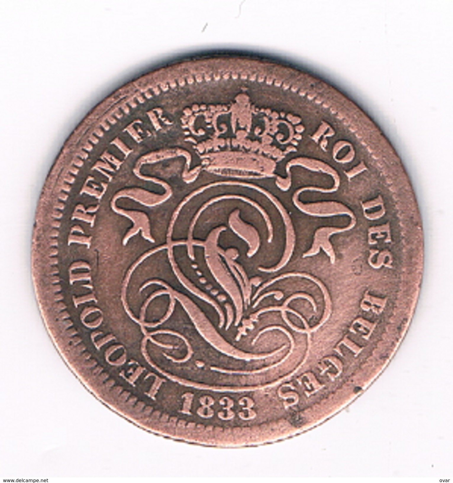 2 CENTIMES 1833 BELGIE /317C/ - 2 Centimes