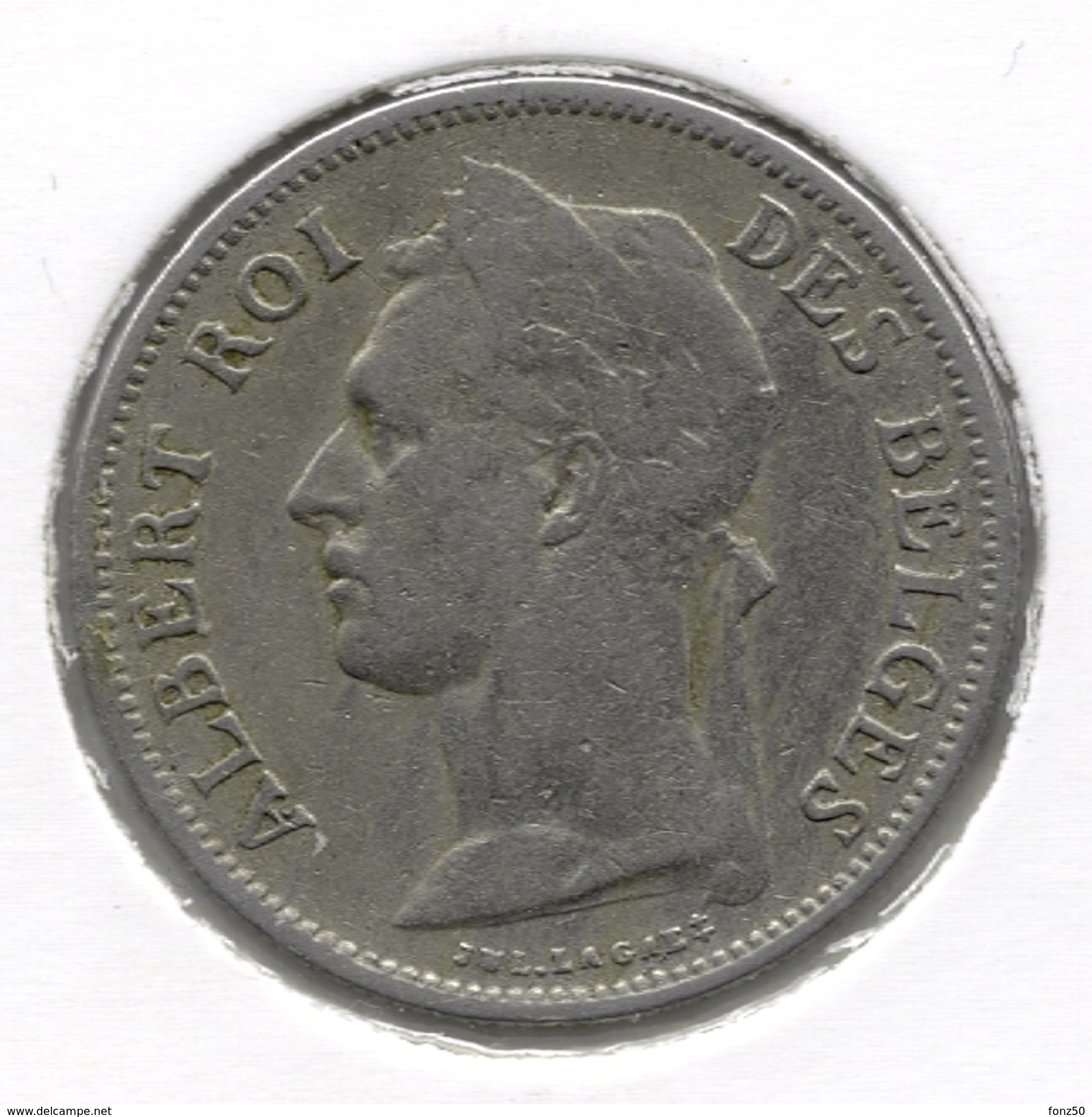 CONGO - ALBERT II * 50 Centiem 1929 Frans * Z.Fraai * Nr 3027 - 1910-1934: Albert I