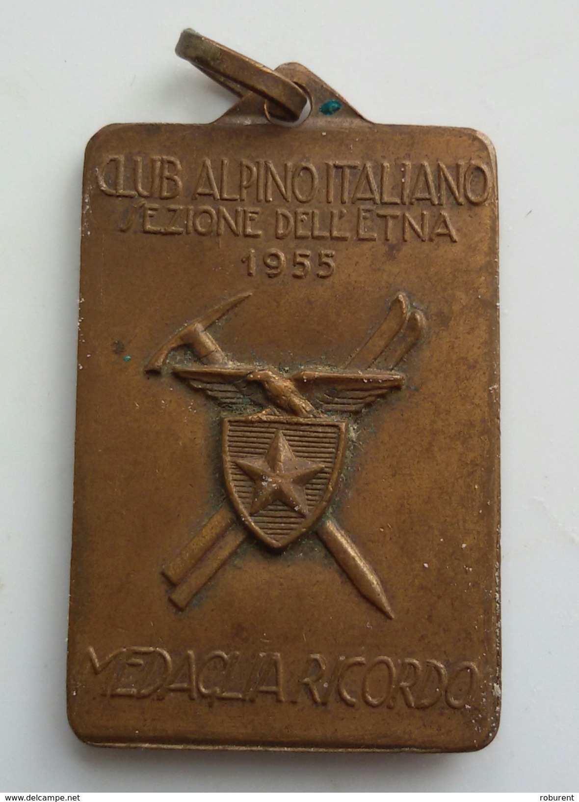 MEDAGLIA - CLUB ALPINO ITALIANO-SEZIONE DELL'ETNA 1955 - "TROFEO DELL'ETNA INTERNAZIONALE SCI ALPINISTICA" - Winter Sports