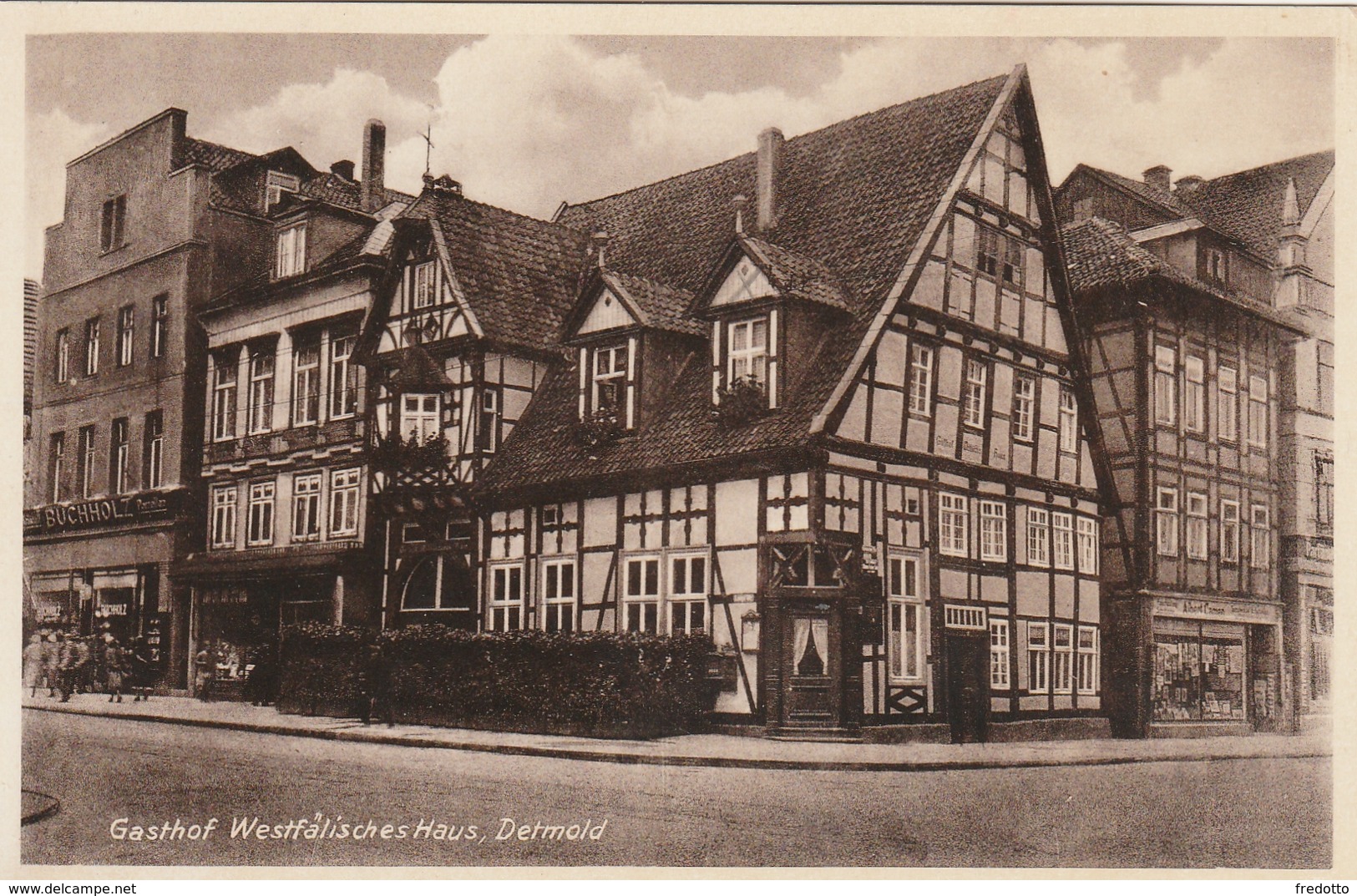 Detmold-Gasthof Westfälisches Haus. - Detmold