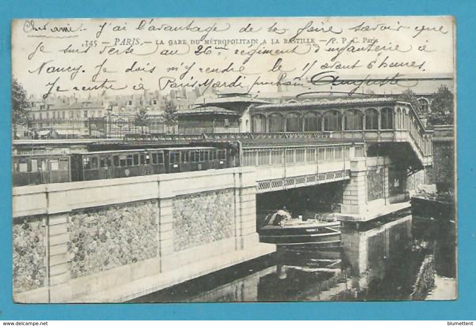 CPA 145 - La Gare Du Métropolitain à La Bastille PARIS - Nahverkehr, Oberirdisch