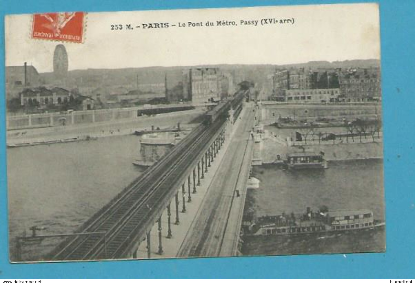 CPA 253 M - Le Pont Du Métro PASSY - PARIS XVIème PARIS - Transporte Público