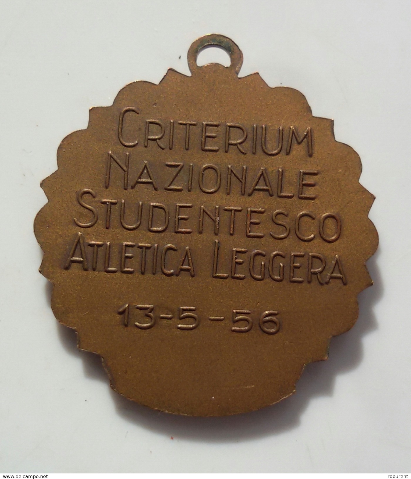 MEDAGLIA - CSI - CRITERIUM NAZIONALE STUDENTESCO ATLETICA LEGGERA - 15-5-1956 - Atletica