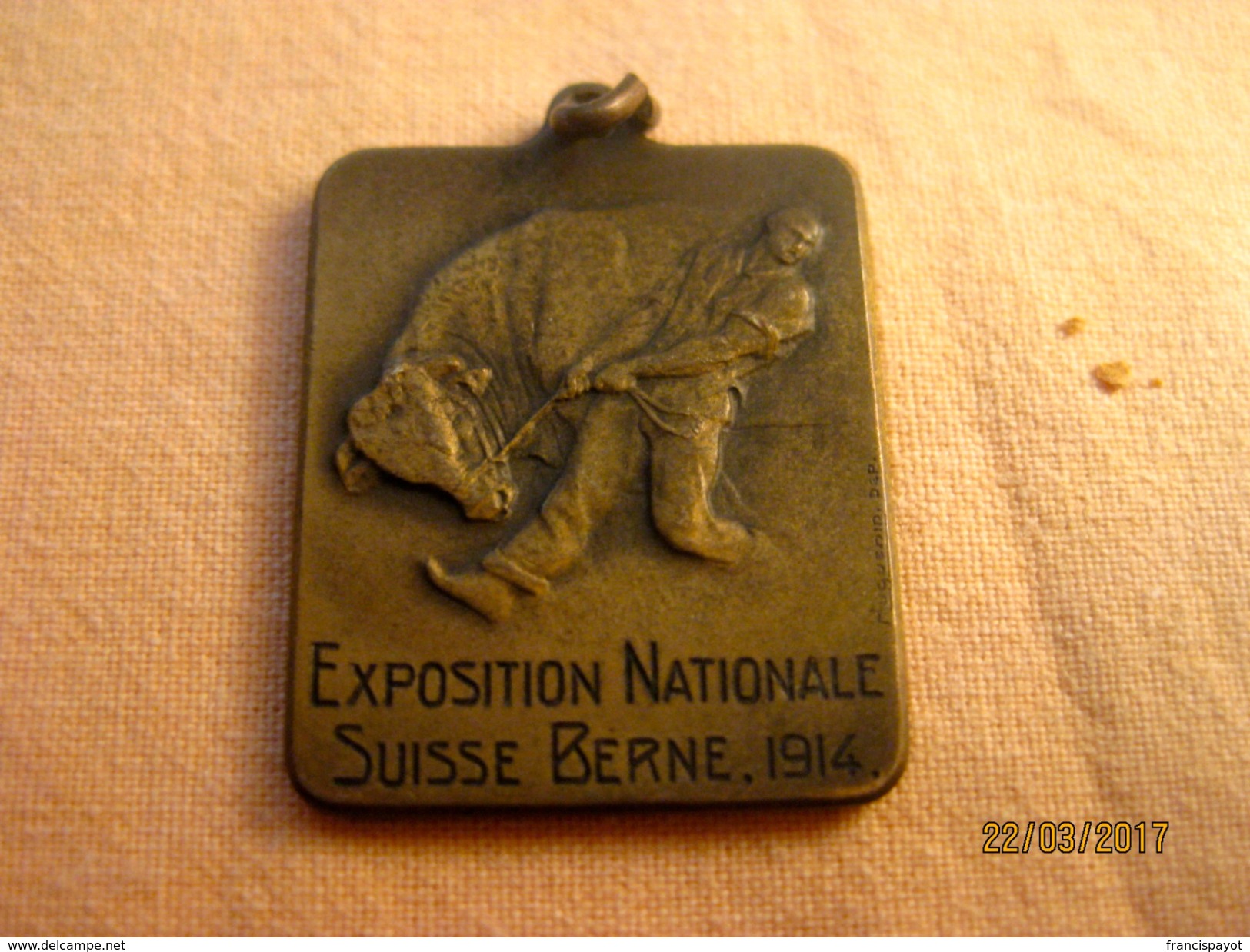 Suisse: Médaillette Exposition Nationale - Berne 1914 - Non Classés