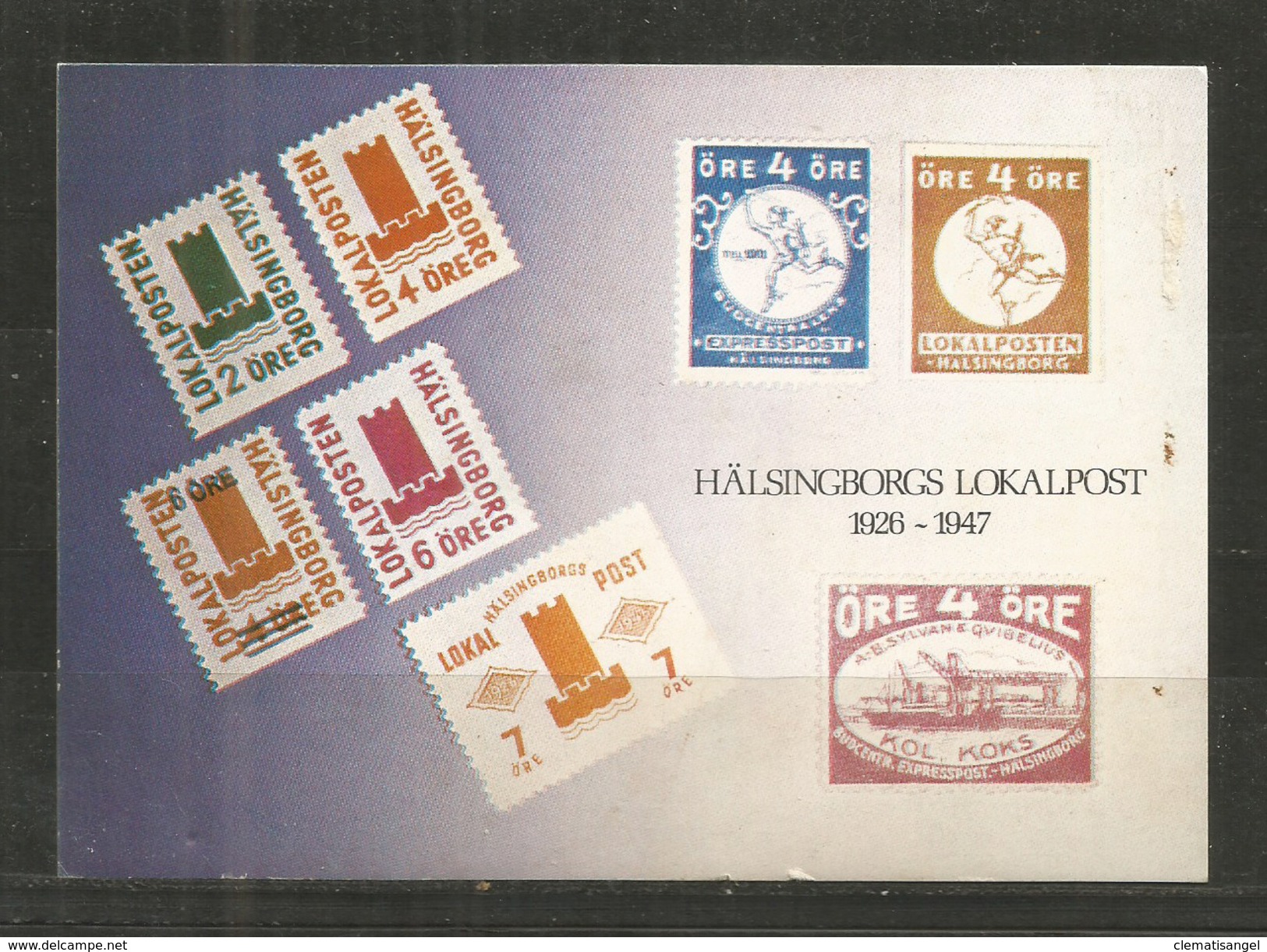 96u * SCHWEDEN * LOKALPOST HELSINGBORG * 1985 *!! - Local Post Stamps
