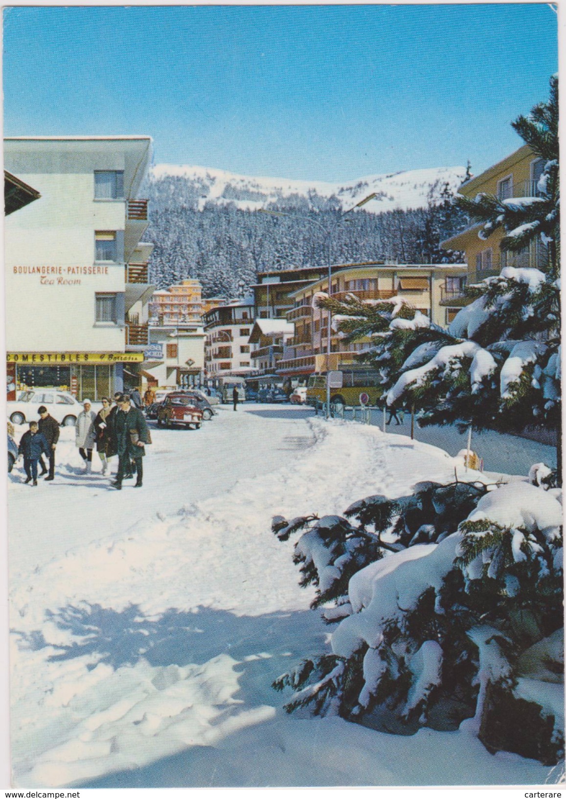 SUISSE,valais,CRANS SUR SIERRE,prés D´icogne,lens Montana,BOULANGERIE,PATISSERIE,PENSION RESTAURANT,OR BLANC - Sierre