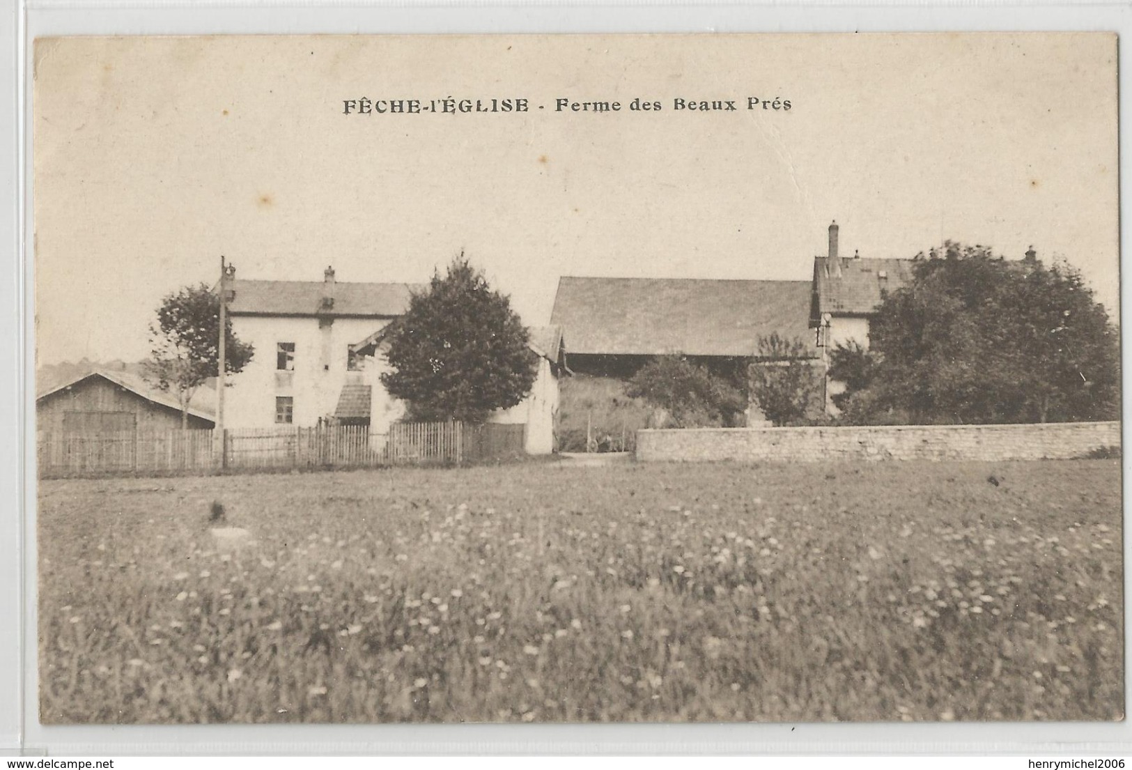 90 Territoire De Belfort Peche L'église Ferme Des Beaux Près - Sonstige & Ohne Zuordnung