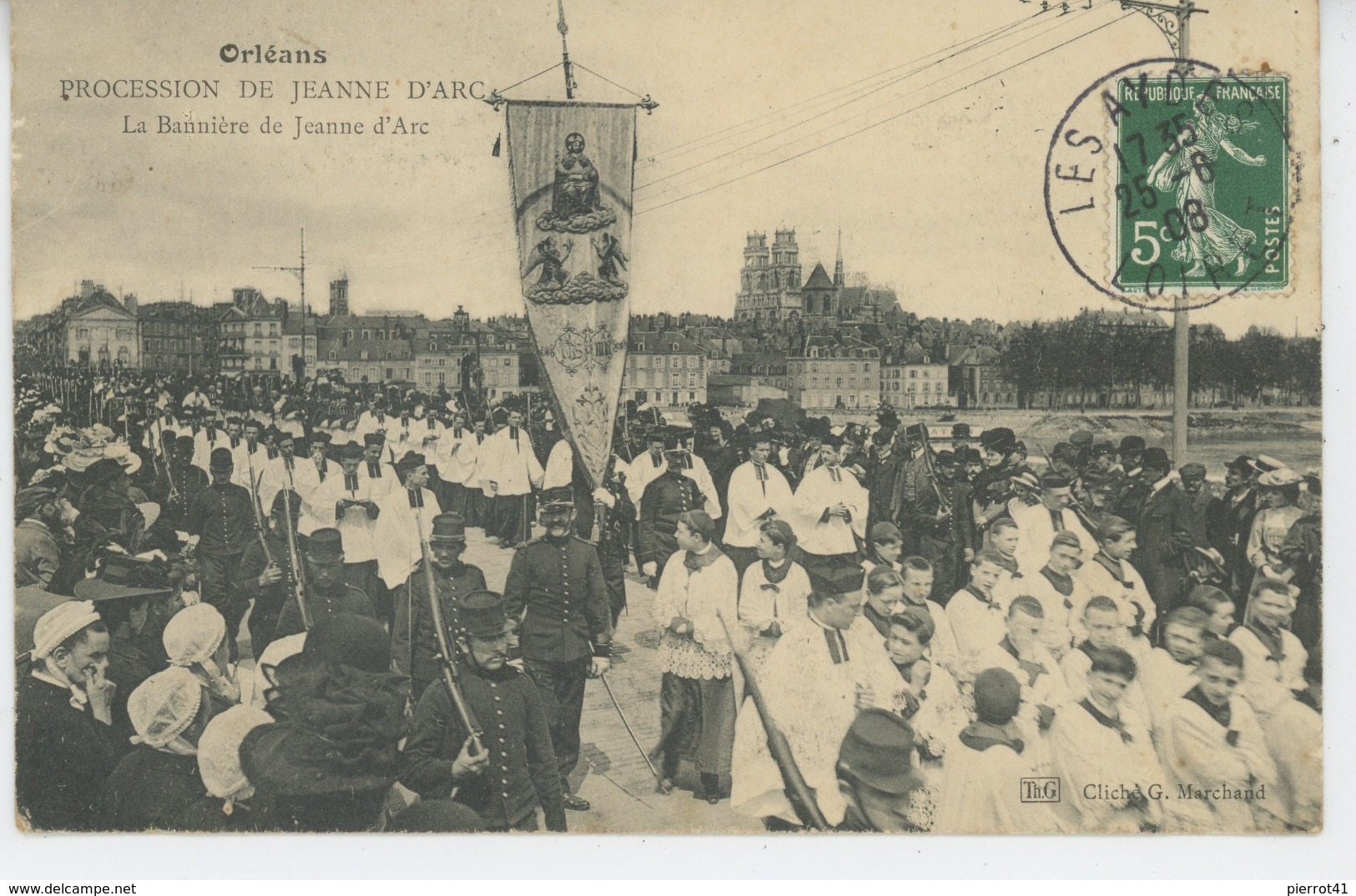 ORLEANS - PROCESSION DE JEANNE D'ARC - La Bannière De JEANNE D'ARC - Orleans