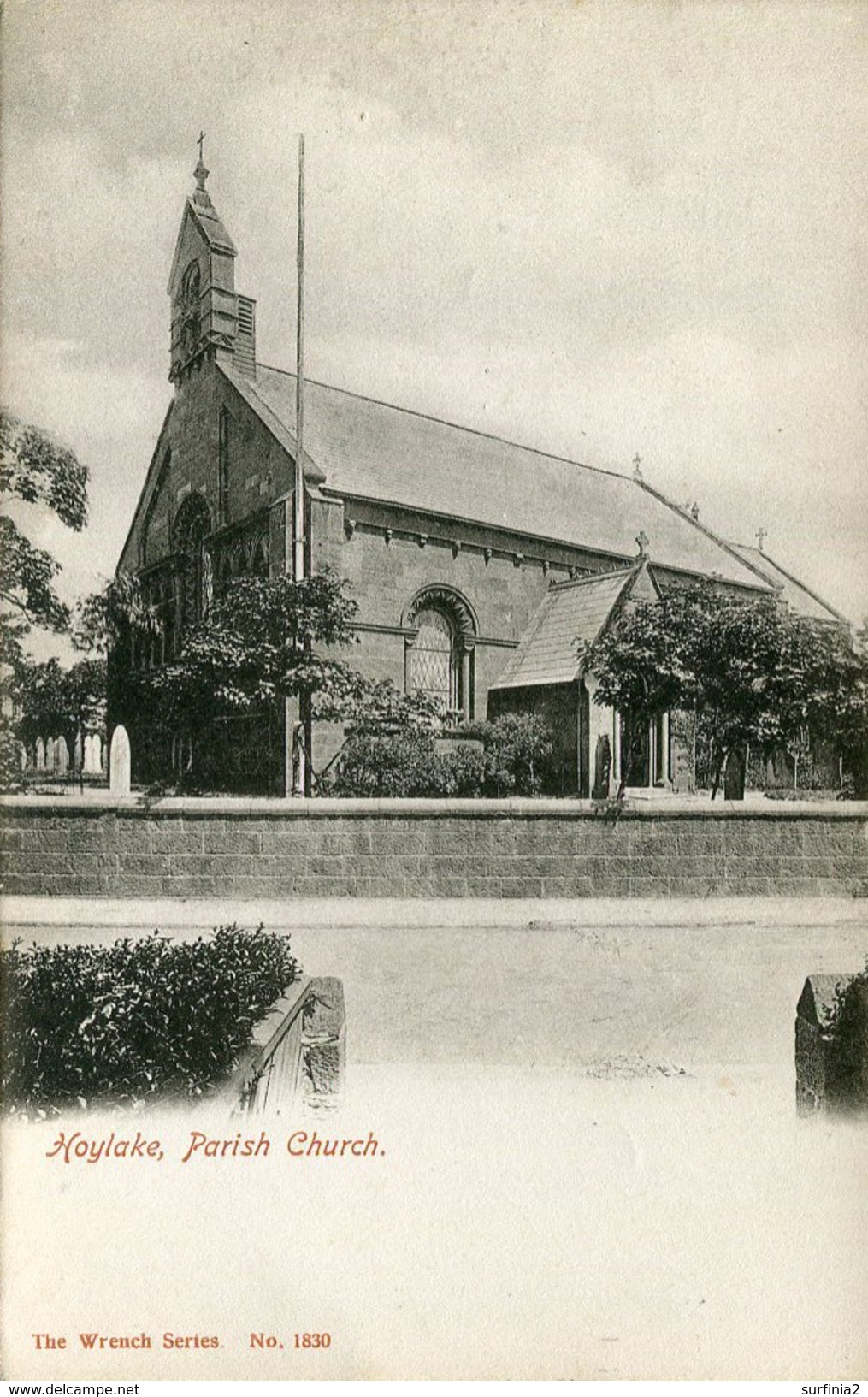 MERSEYSIDE - HOYLAKE PARISH CHURCH 1912 Me381 - Autres & Non Classés