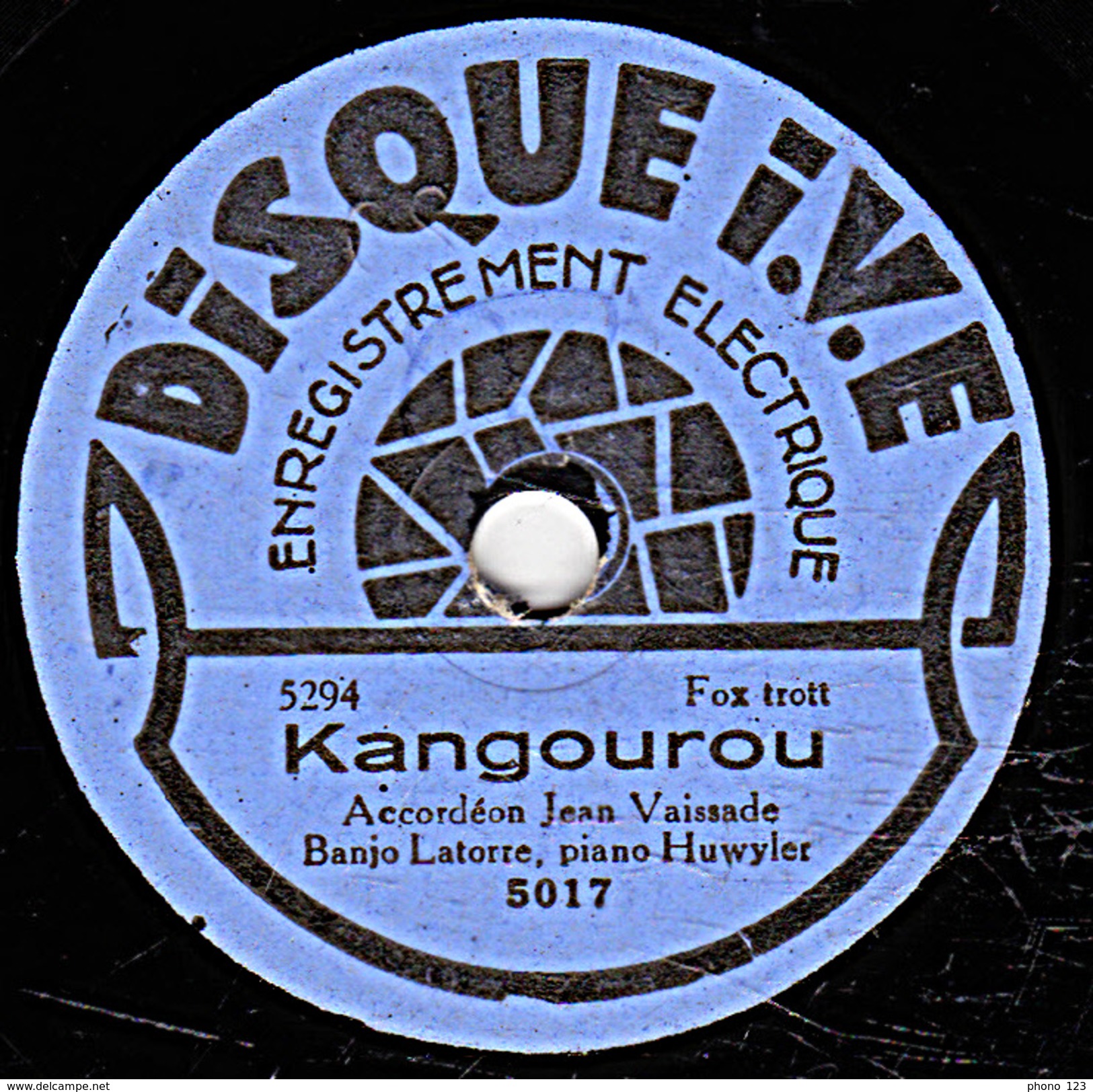 78 T - 19 Cm. - état B - Accordeon Jean Vaissade  Kangourou - Accordeon F. Pizzanelli RAMONA - 78 Rpm - Schellackplatten