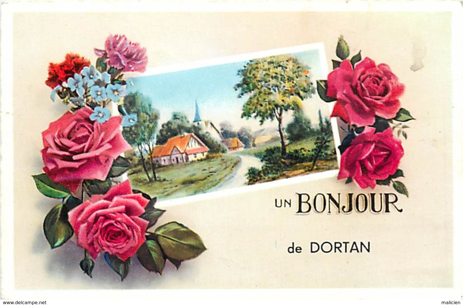 -dpts Div.-ref-NN60- Ain - Dortan - Souvenir De.. - Un Bonjour De Dortan - Carte Bon Etat - - Non Classés