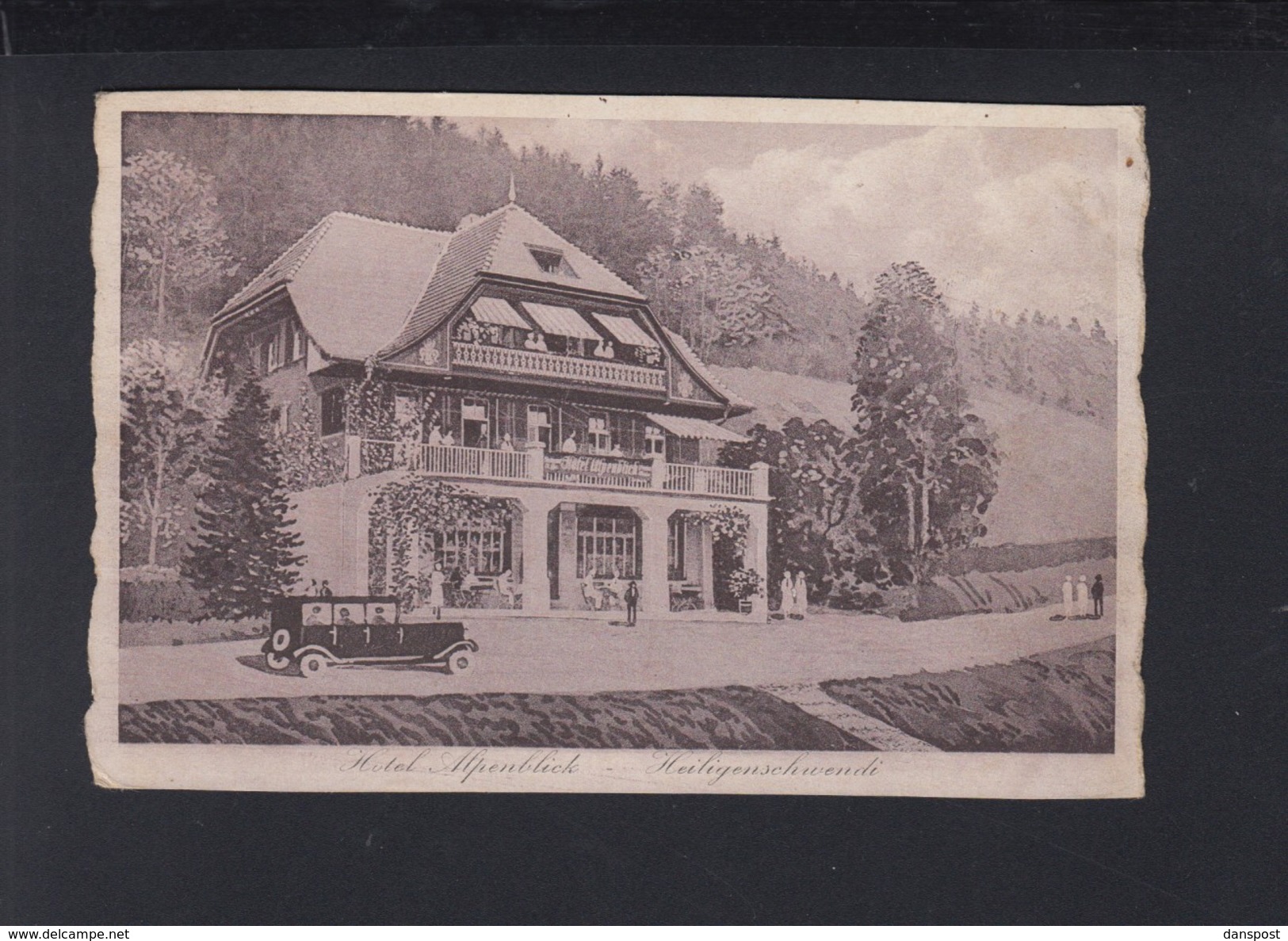 Schweiz AK Hotel Alpenblick Heiligenschwendi 1912 - Heiligenschwendi