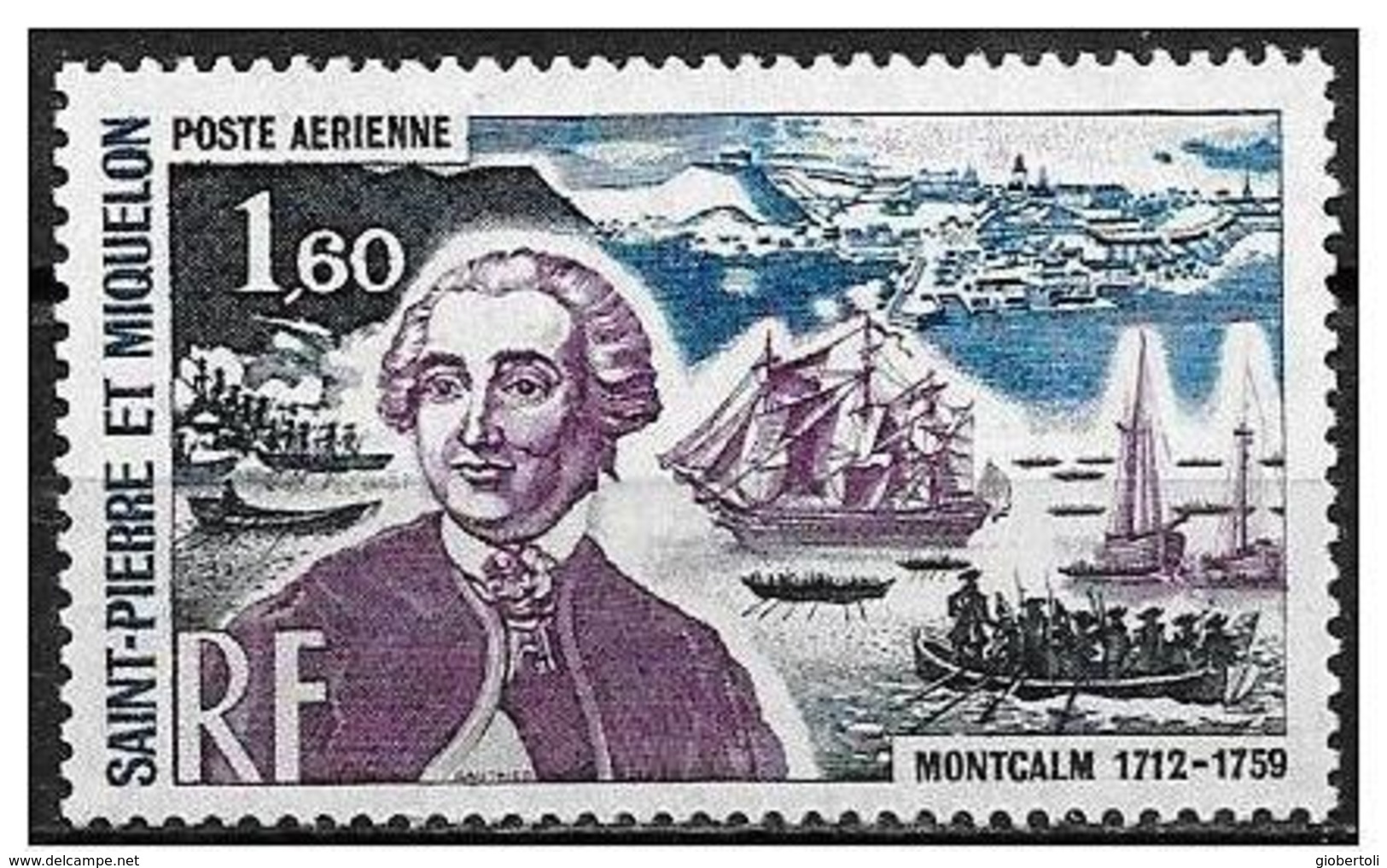 San Pierre E Miquelon: Louis-Joseph De Montcalm - Autres & Non Classés