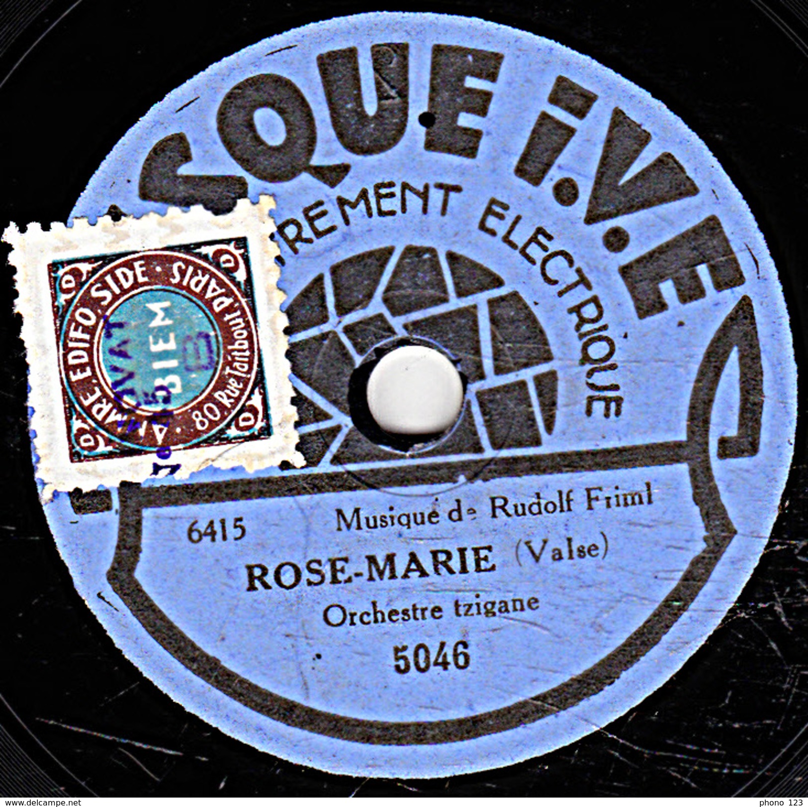 78 T - 19 Cm. - état B -  Orchestre Tzigane - RAVISSANTE - ROSE-MARIE - 78 Rpm - Schellackplatten