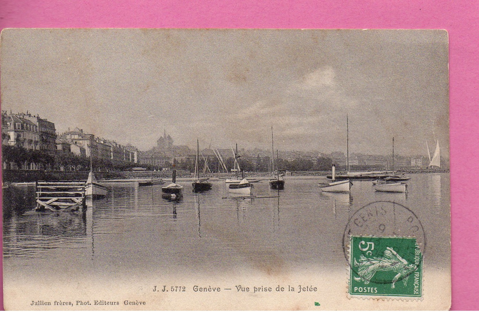 Genêve - Vue De La Ville Haute Et La Cathédrale - Genève