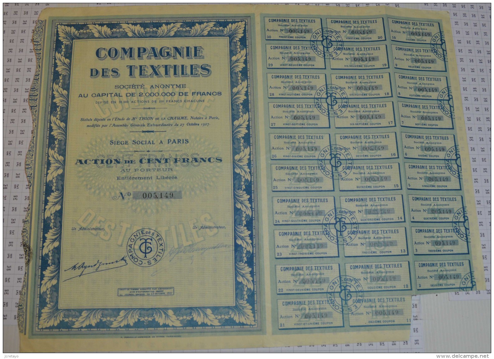 Compagnie Des Textiles - Textile