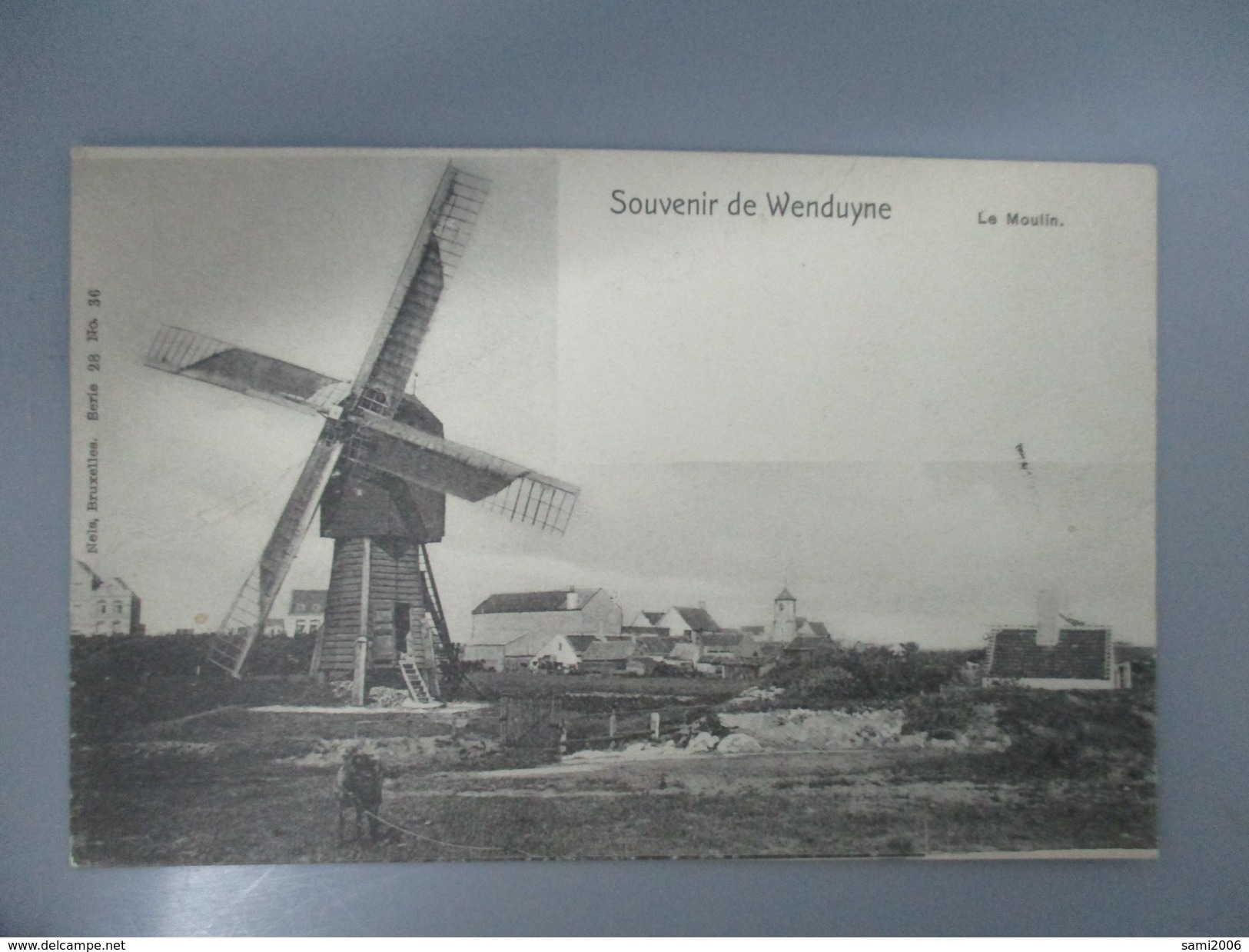 CPA BELGIQUE SOUVENIR DE WENDUINE LE MOULIN - Wenduine