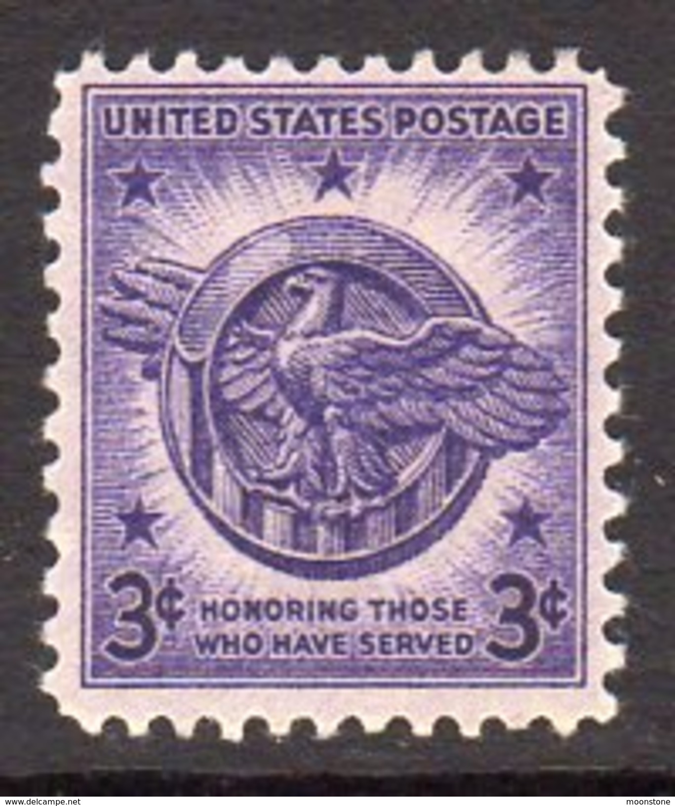 USA 1946 Discharged Veterans, Hinged Mint (SG 937) - Ongebruikt