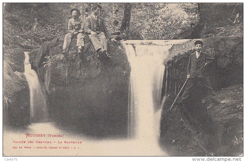 Moussey 88 - Cascade La Sauteuse Vallée De Chavons - Cachet Moussey 1908 - Moussey